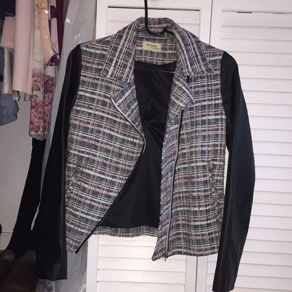 Rhyme tweed & leather jacket - Picture 2 of 2